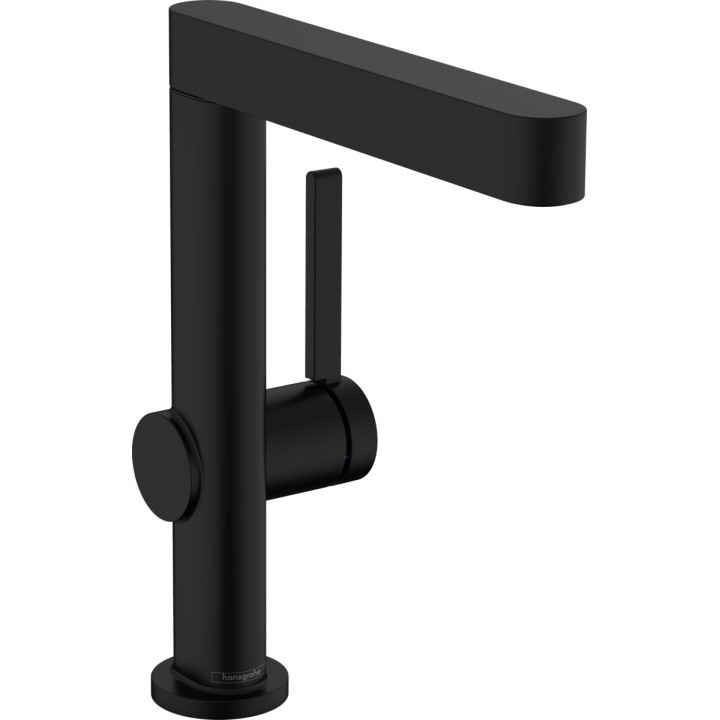 Umyvadlová baterie Hansgrohe Finoris, stojící, obracana výtokové rameno, výška 248mm, sada odtokový push-open, chrom