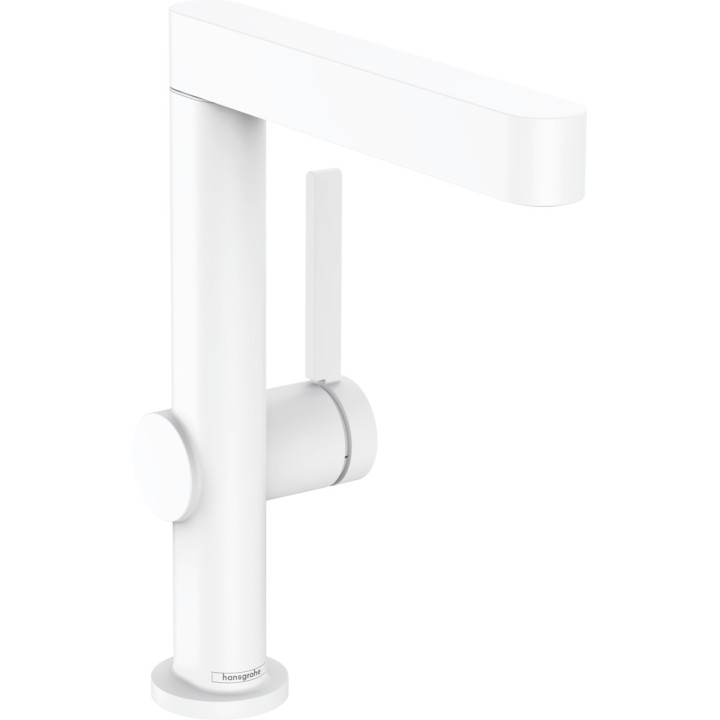 Umyvadlová baterie Hansgrohe Finoris, stojící, obracana výtokové rameno, výška 248mm, sada odtokový push-open, chrom