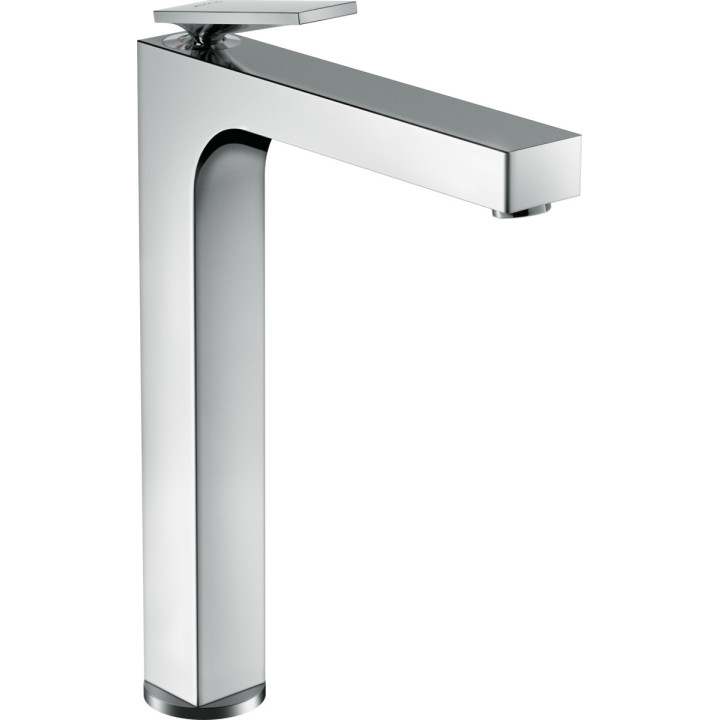 Umyvadlová baterie Axor Citterio, stojící, páková, výška 146mm, sada odtokový, szlif diamentowy, chrom