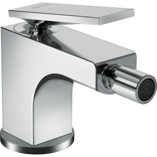 Bidetová baterie Axor Citterio, stojící, výška 120mm, madlo dźwigniowy, sada odtokový, szlif diamentowy, chrom