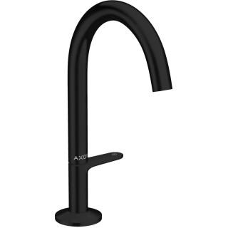Umyvadlová baterie Axor One Select, stojící, výška 210mm, sada odtokový push-open, chrom