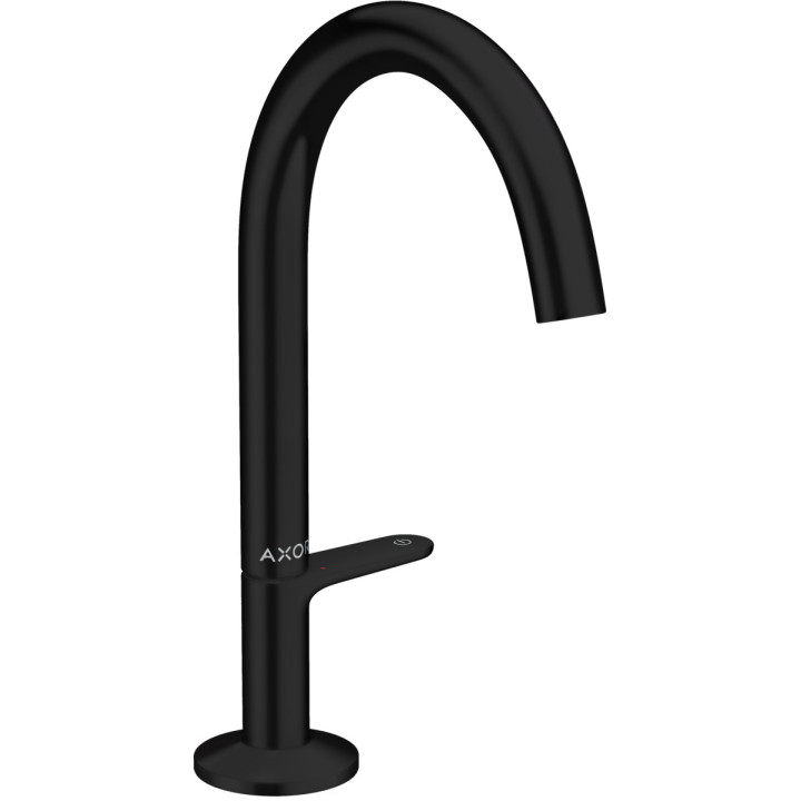 Umyvadlová baterie Axor One Select, stojící, výška 210mm, sada odtokový push-open, chrom