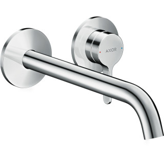 Umyvadlová baterie 2otvorová Axor Citterio, podomítková, výtokové rameno 220mm, madlo dźwigniowy, chrom