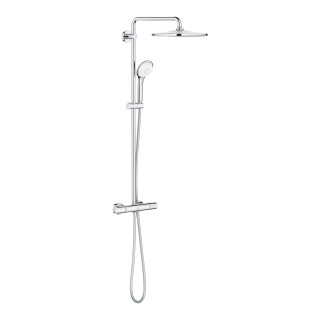 Sprchový systém Grohe Euphoria System 310, na stěnu, baterie termostatická, 2 výstupy vody, chrom