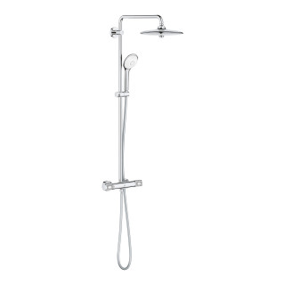 Sprchový systém Grohe Euphoria System 310, na stěnu, baterie termostatická, 2 výstupy vody, chrom