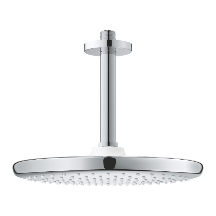 Horní sprcha Grohe Tempesta 250, kulatá, 1 strumień, rameno nástěnné 380mm, chrom