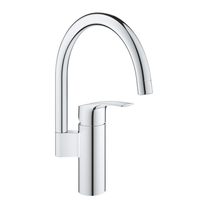 Dřezová baterie Grohe Eurosmart, výška 180mm, DN 15, obracana výtokové rameno 227mm, chrom