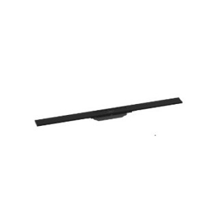 Vnější komponent odpływu Hansgrohe RainDrain Flex, 90cm, s možností przycięcia i k montáži v podlaze - černá matnáný