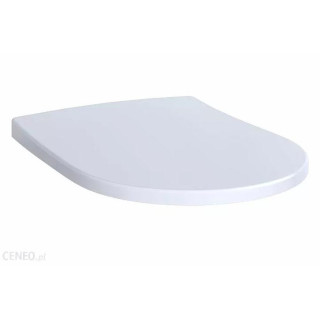 Mísa ustępowa Geberit Citterio závěsná 56x36 cm, s povrchem keratec - bílá