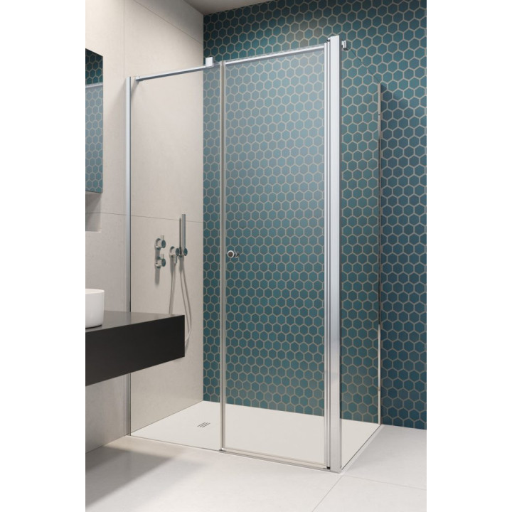 Pevná boční stěna S1 70 Radaway Eos KDJ II, przejrzysta, 700x1950mm, profil chrom