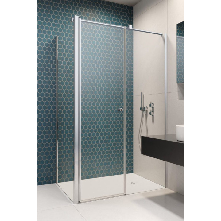 Dveře koutu prysznicowej Radaway Eos KDJ II, levé, 120cm, sklo čiré, profil chrom