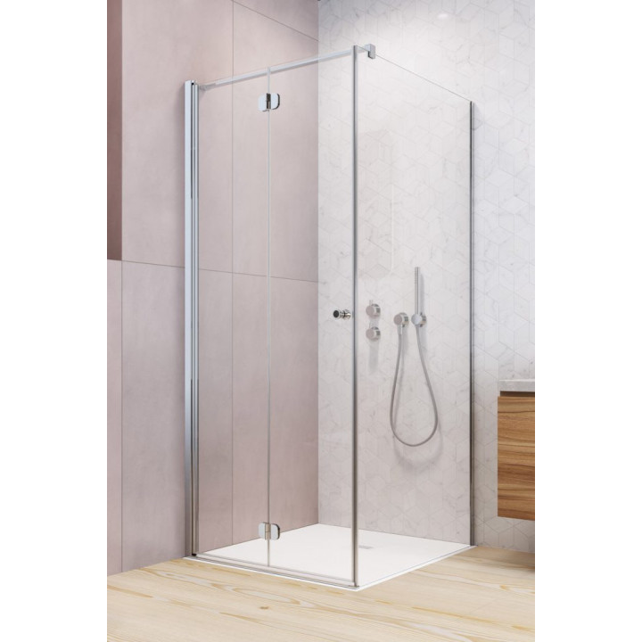 Dveře koutu prysznicowej Radaway Eos KDS II, levé, 120cm, sklo čiré, profil chrom