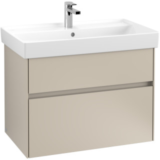 Skříňka pod umyvadlo Villeroy&Boch Collaro, 1254x444mm, svítidlo LED, bílý lesklá