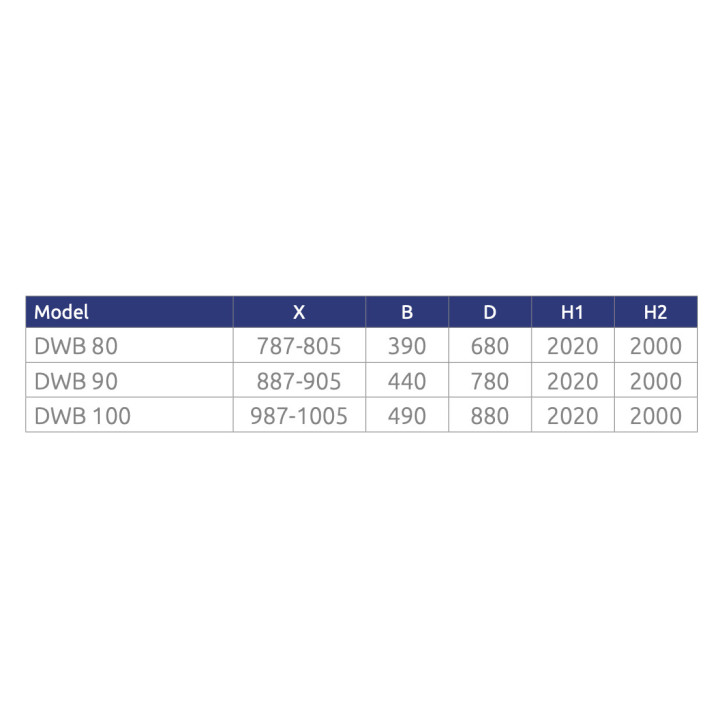 Dveře sprchové do niky Radaway Essenza Pro White DWJ 130, levé, 1300x2000mm, bílý profil