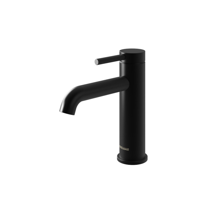 Umyvadlová baterie Kohlman Roxin Black, stojící, výška 150mm, zátka automatický, černá