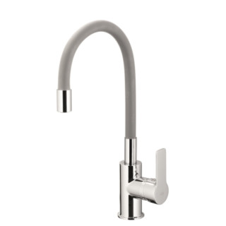 Umyvadlová baterie KFA Tanzanit, stojící, výška 154mm, zátka kilk-klak, chrom