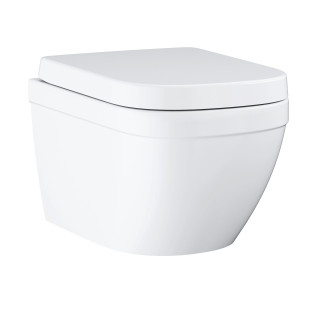 Závěsné wc Grohe Euro Ceramic, 49x37cm, bezkołnierzowa, alpská bílá