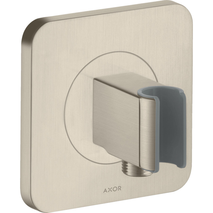 Madlo Porter Axor Citterio E 12x12, černá chrom leštený