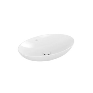 Umyvadlo Villeroy & Boch Loop&Friends, Bílá Alpin Ceramicplus, na desku, 38 cm, bez přepadu