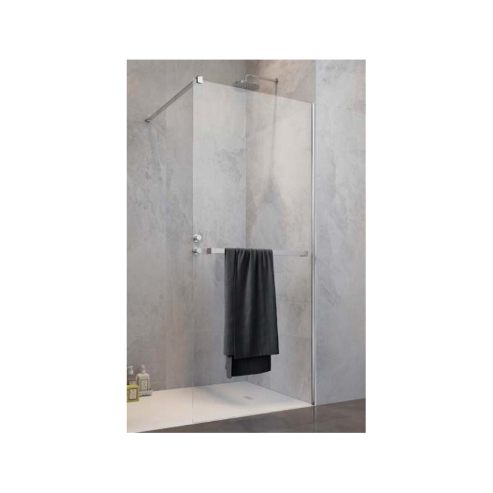 Stěna Walk-In Radaway Modo New II 110, 108.5-109.5x200cm, chrom, sklo čiré