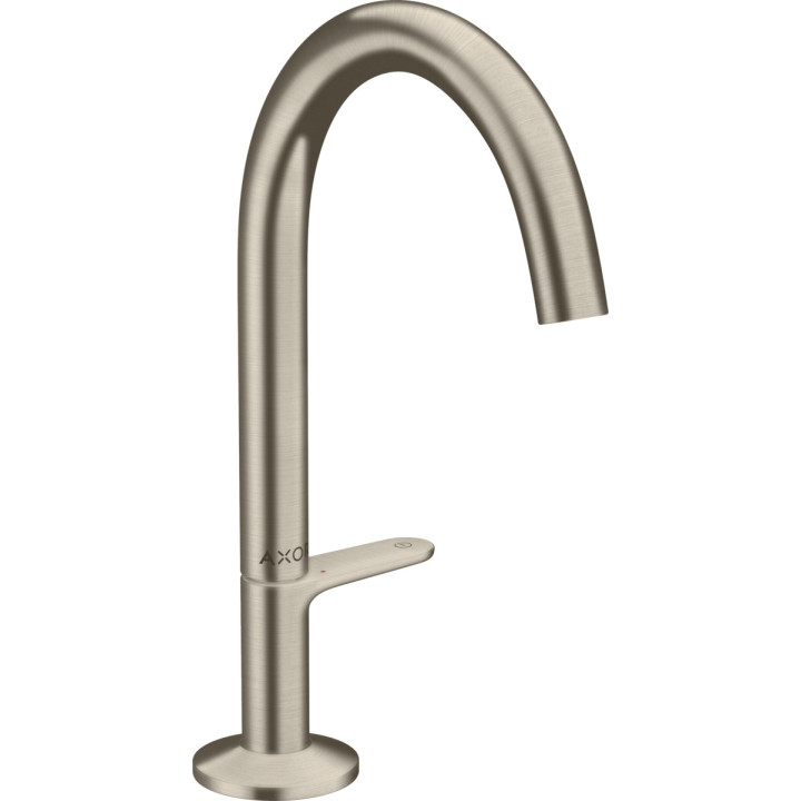 Umyvadlová baterie Axor One Select, stojící, výška 210mm, sada odtokový push-open, chrom