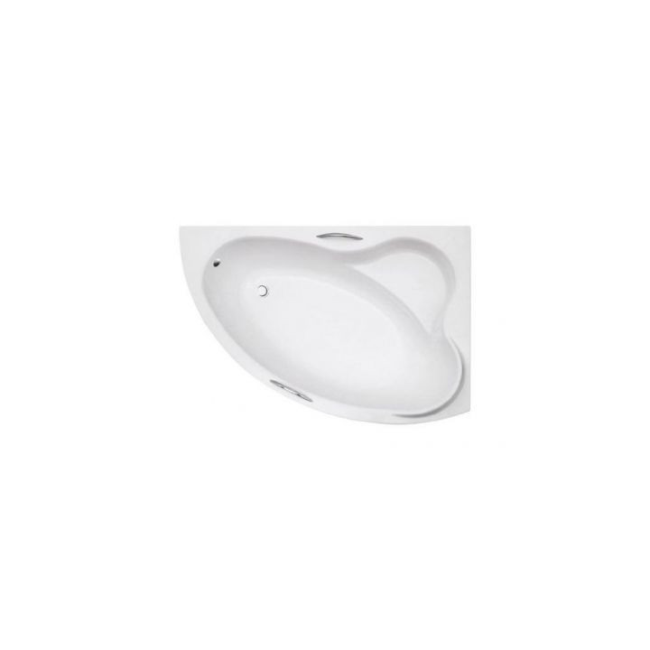 Vana asymetrická Besco Mini 150x70 cm levá bílá - sanitbuy.pl