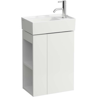 Skříňka pod umyvadlo Laufen Kartell by Laufen, 44x27cm, dveře pravé, dla umywalki 815334, bílý matnáný