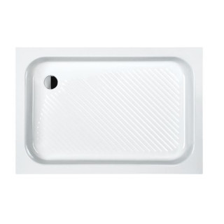 Sprchová vanička pravoúhlý Sanplast Classic B/CL 80x120x15+STB biew, 80x120cm, akrylátový, bílý