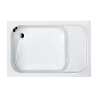 Sprchová vanička pravoúhlý Sanplast Classic B/CL 80x120x15+STB biew, 80x120cm, akrylátový, bílý