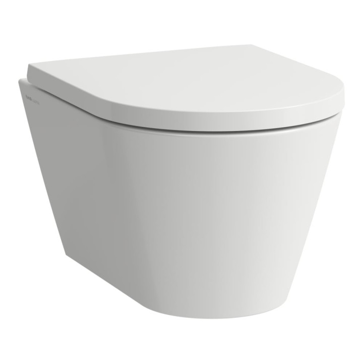 Závěsné wc WC Laufen Kartell by Laufen, 49x37cm, rimless - šedá matnáný
