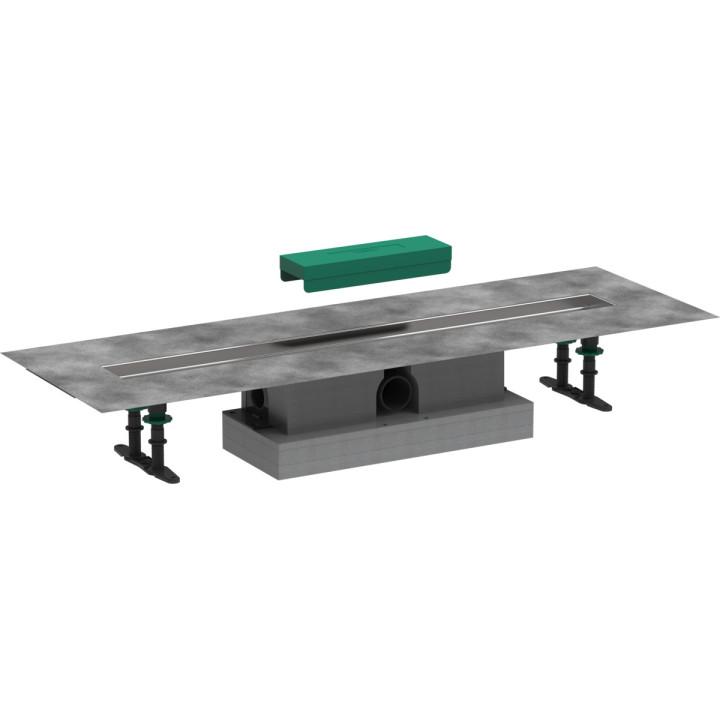 Kompletní sada k montáži standardowego Hansgrohe uBox universal, 70 cm, pro lineární odtok do wyłożenia płytkami