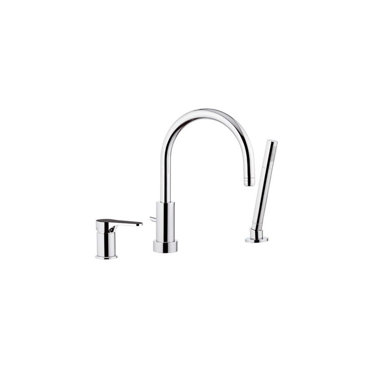 Bateria wannowa 3-otworowa Daniel Omega kompletna- sanitbuy.pl