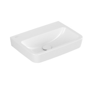 Závěsné umyvadlo Villeroy & Boch O.novo, 50x37cm, z přepadem, bez otvoru pro baterii, Weiss Alpin
