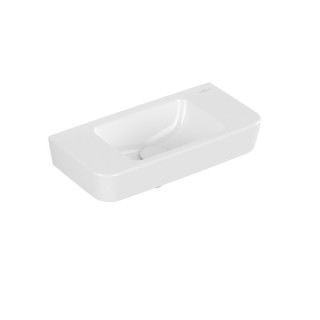 Závěsné umyvadlo Villeroy&Boch O.novo, 50x25cm, z přepadem, bez otvoru pro baterii, Weiss Alpin