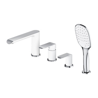 Vaňová baterie Omnires Sacramento, nadomítková, 2 výstupy vody, výtokové rameno 179mm, chrom