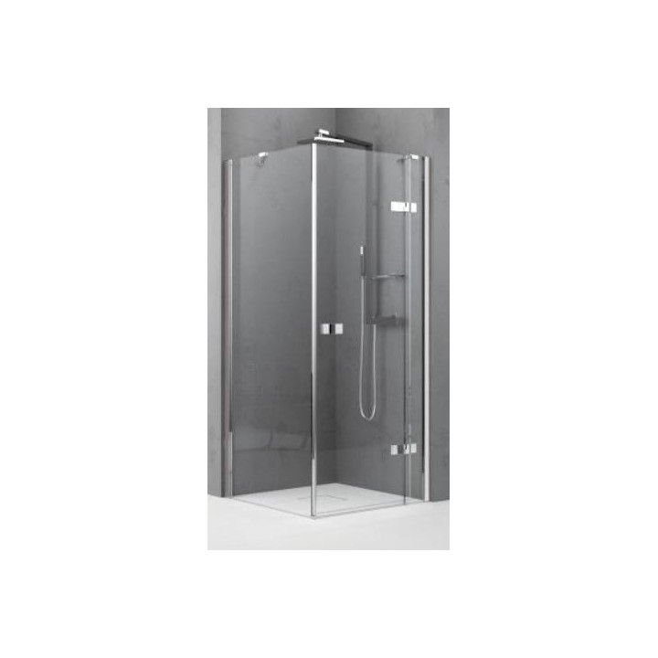Dveře dvoudílný Novellini Gala G+F dveře szer. 86 - 88,5 cm, levé, čiré, chrom- sanitbuy.pl