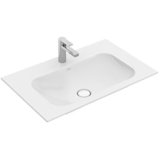Umyvadlo nábytkové obdélníková Villeroy&Boch Finion 800x500 mm z přepadem Weiss Alpin CeramicPlus- sanitbuy.pl
