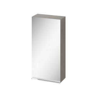 Sloupec meblowy Cersanit Virgo, 160cm, dveře univerzální, 4 półki, chromovaný madlo, bílý