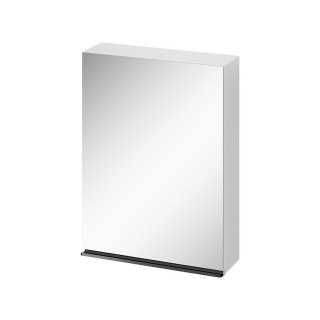 Skříňka lustrzana Cersanit Virgo, 40cm, dveře univerzální, 3 półki, chromovaný madlo, bílý