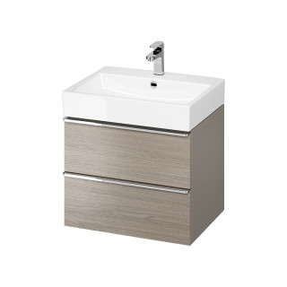 Skříňka pod umyvadlo Cersanit Larga, 60cm, 2 szuflady, bílý