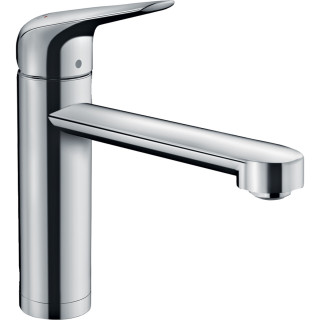 Dřezová baterie Hansgrohe Zesis M33 1jet Eco, stojící, výška 214mm, výtokové rameno 220mm, chrom