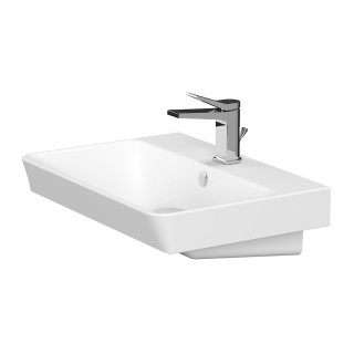 Umyvadlo nábytkové Cersanit Mille Slim, 60cm, z přepadem, s otvorem pro baterii, bílý