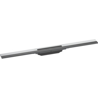 Vnější komponent odpływu Hansgrohe RainDrain Flex, 90cm, s možností przycięcia i k montáži v podlaze - černá matnáný