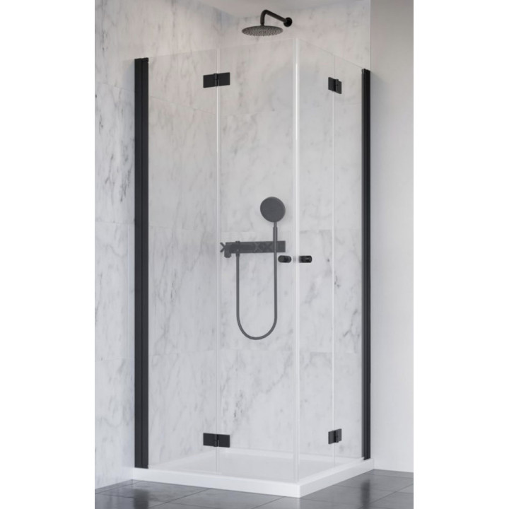 Dveře sprchové levé Radaway Furo Gold KDD 120, posuvné,  1200x2000mm, sklo čiré, profil zlatá