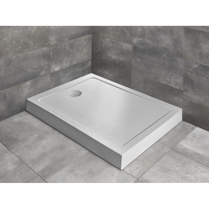 Sprchová vanička pravoúhlý Radaway Doros D Compact, 130x90cm, akrylátový, stone bílý