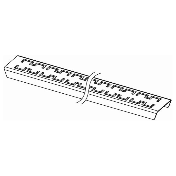 Ruszt prosty TECE drainline Quadratum 1200 mm stal szczotkowana- sanitbuy.pl