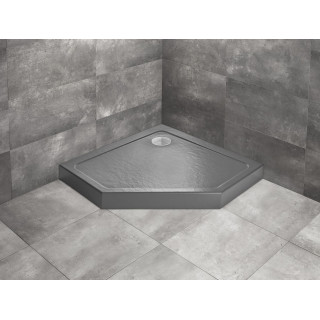 Sprchová vanička pravoúhlý Radaway Doros F Compact, 140x80cm, akrylátový, stone bílý