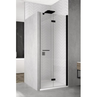 Dveře sprchové do niky Sanswiss Solino SOLF1, levé, 80cm, profil černá