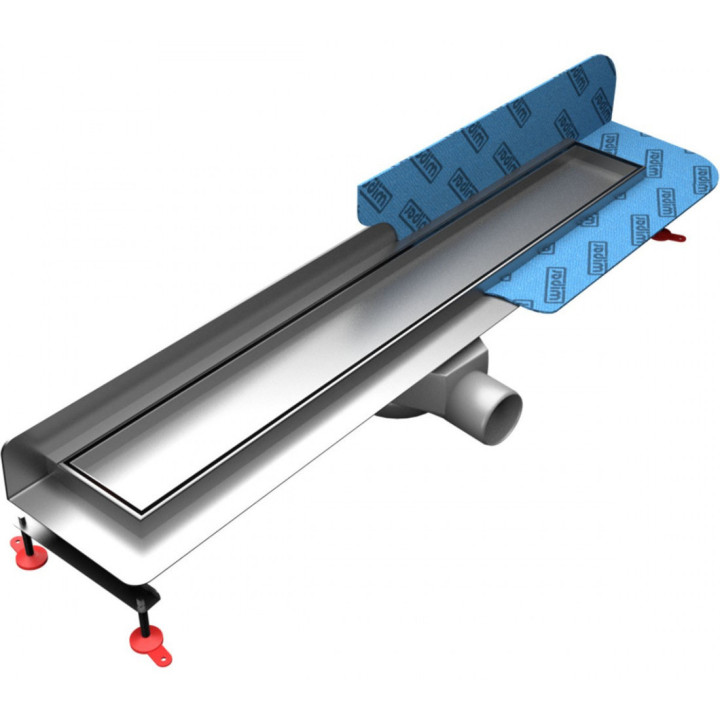 Lineární odtok, pełny souprava,  Wiper New Premium, 500mm, vzor Ponente, povrchová úprava poler