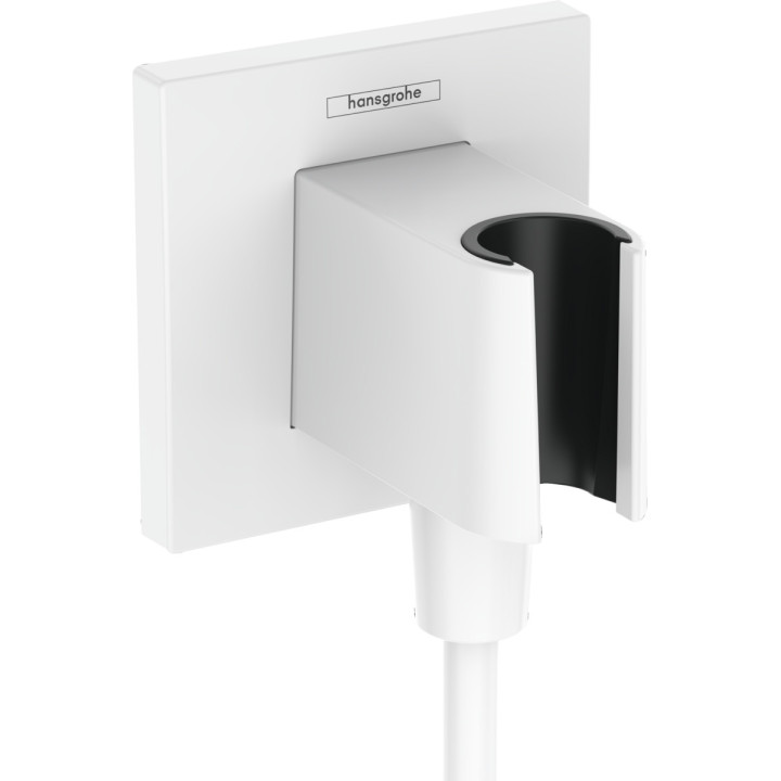 Propojení vody Hansgrohe FixFit E, s rukojetí sprchovým, černá matnáný